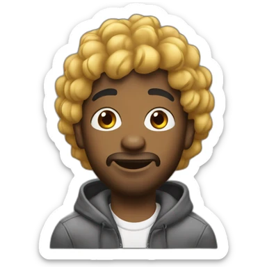 The rapper Kerchark sticker