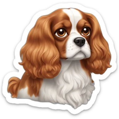 tête-chien-cavalier-king-charles sticker