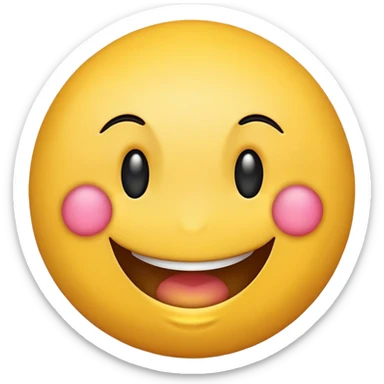 Generate a emoji for nummi with a smiley face  sticker