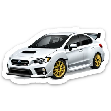 subaru wrx sti gr sticker