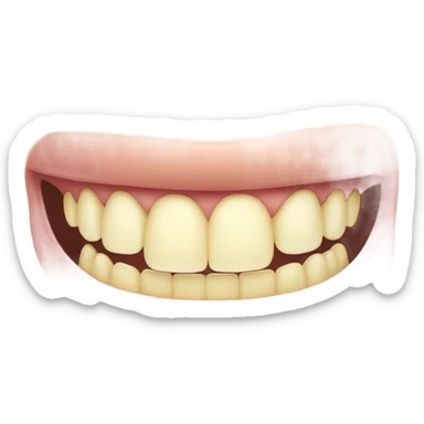 Smil with gap  sticker