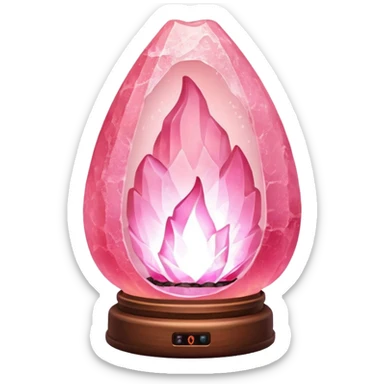 Salt lamp sticker