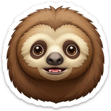 sloth annoyed sticker