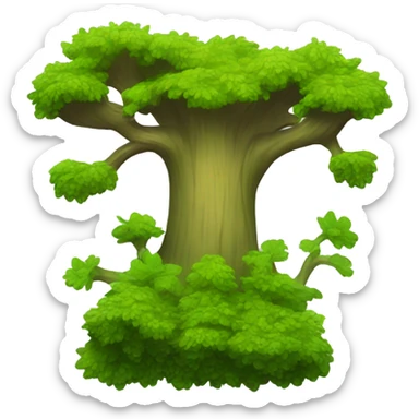 Forest moss  sticker