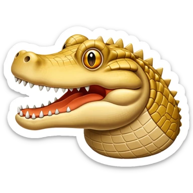 Beige crocs- Just one sticker