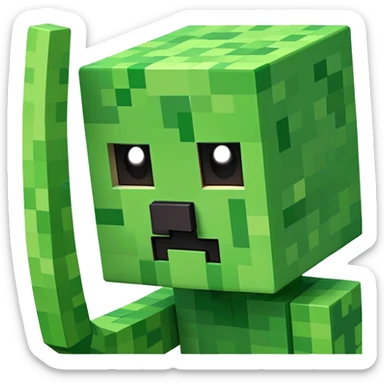 creeper minecraft sticker