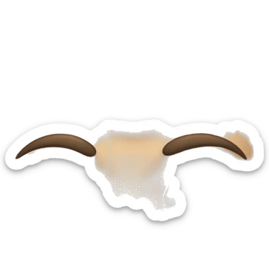 three separate eyes sticker