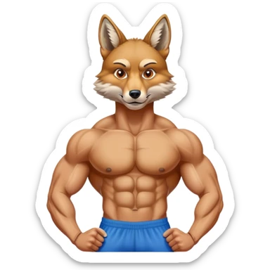Gym Coyote sticker