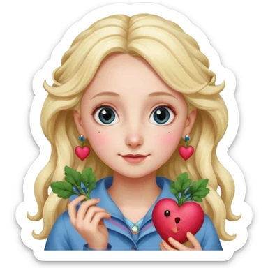Luna Lovegood heart sticker