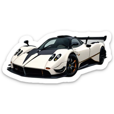 pagani zonda R sticker