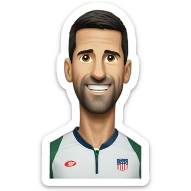 Djokovic sticker