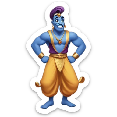 Genie from Aladdin sticker