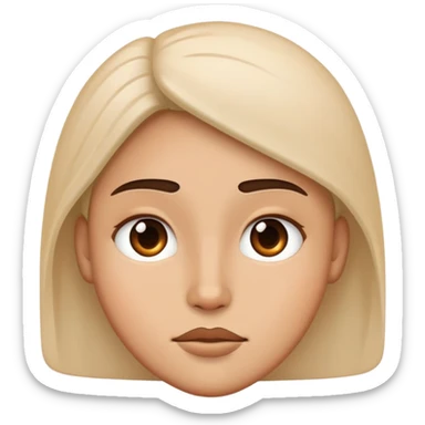 We listen and we dont judge face sticker