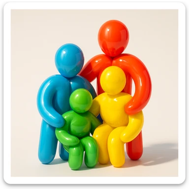 group of people sticker