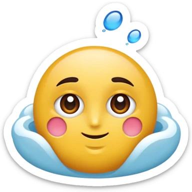 Bir baş örtülü mor kıyafetli  büyükanne sticker