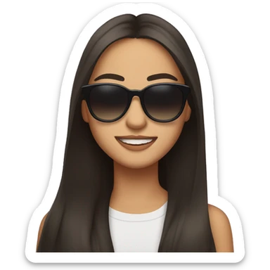 Olivia Rodrigo with sunglasses  sticker