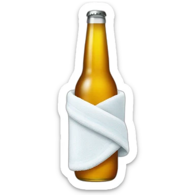 towel drink beer sticker