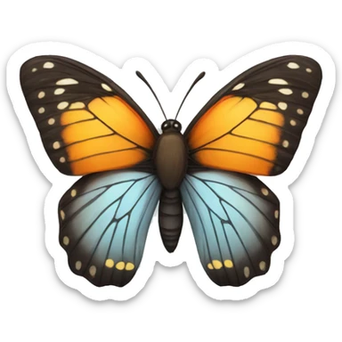 wings butterfly  sticker