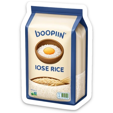 package of rice sticker