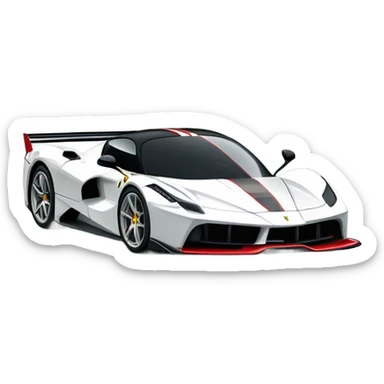 Ferrar Hypercar Le Mans sticker