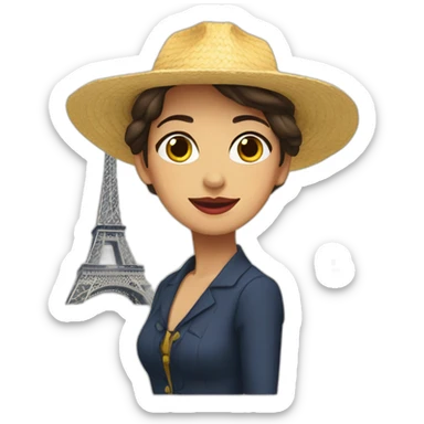 carmen-san-diego-in-paris sticker