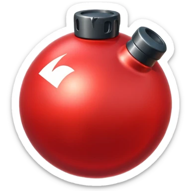 bomb icon sticker