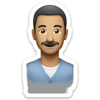 create an emoji for someone called Mihai's fan with no brain cells sticker