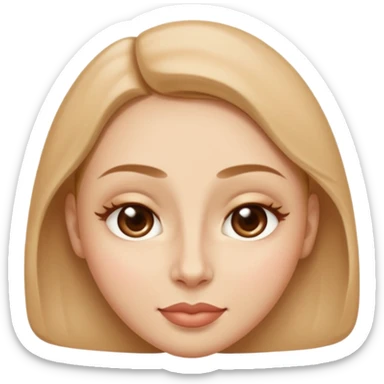 Oval or heart-shaped face

Almond, upturned eyes

Defined jawline, balanced cheekbones

Medium facial fat retention

Sleek, lifted expression sticker