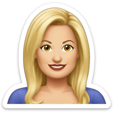 Jennifer Coolidge bald sticker