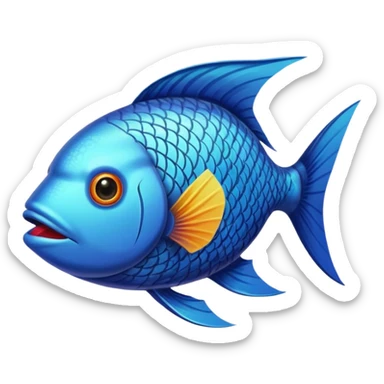 Cabaret fish  sticker