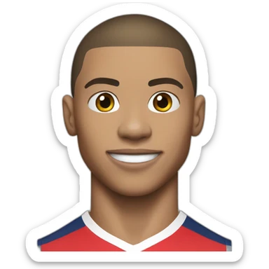 kylian mbappe, psg, buff, world cup, soccer sticker