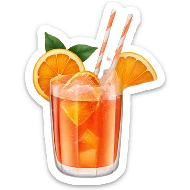 An aperol spritz sticker