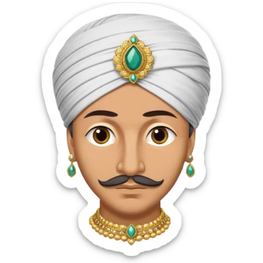 Ottoman Sultan Looking like an Absolute Chad  sticker