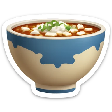 Bowl of pozole sticker