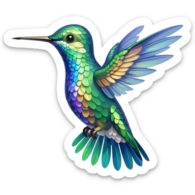 hummingbird sticker