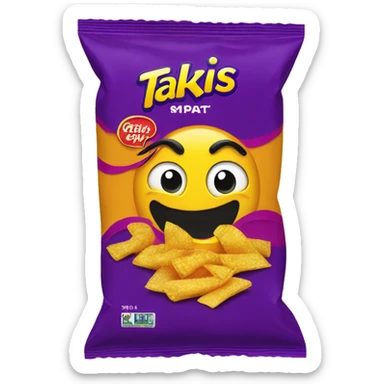 takis in chip bag sticker