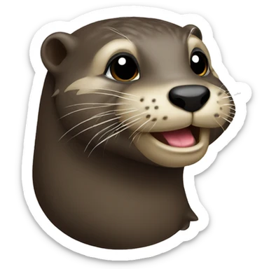 sicilian otter sticker
