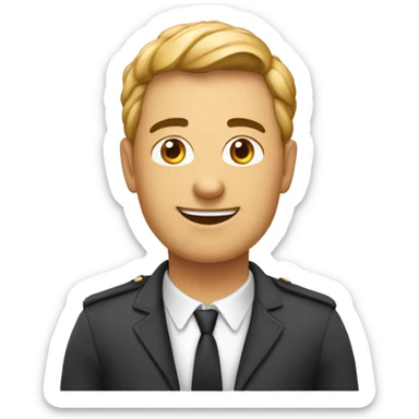 Un farfadets malicieux qui donne des cours de français  sticker