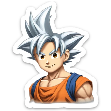 Goku heureux sticker