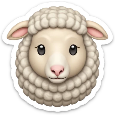 Sheep triste, feliz  sticker