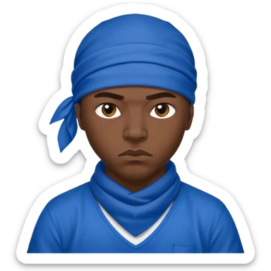 gangster crips sticker