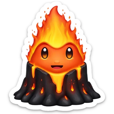 Lava sticker