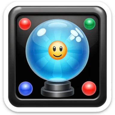 Science Lab magnet bals sticker