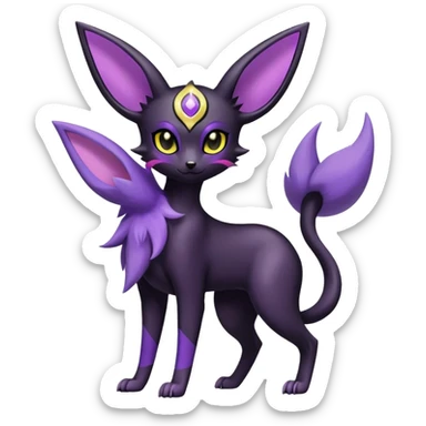 Noibat-Umbreon-Espeon-hybrid, full body sticker