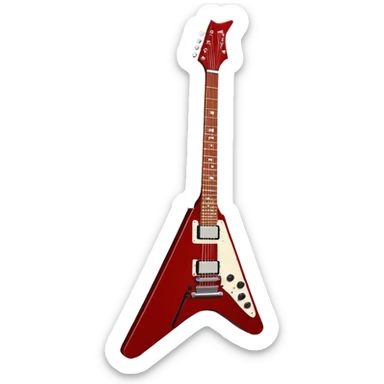 Gibson Flying V, electric guitar sticker