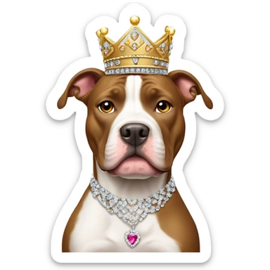 Princess pitbull  sticker