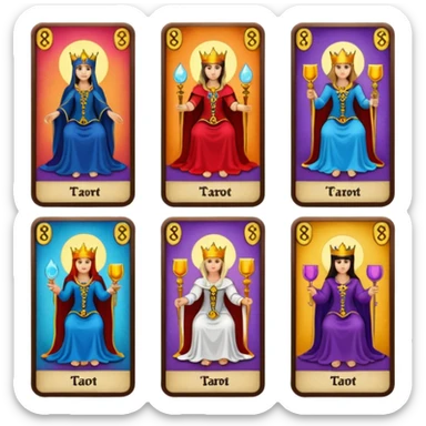 Tarot cards sticker