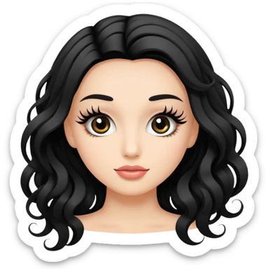 Eyelash extensioms sticker