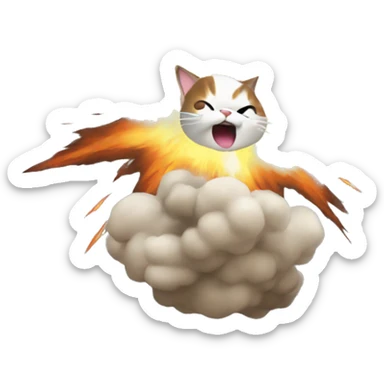explosion-cat sticker