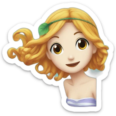 Emily rudd one piece nami sticker